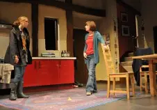 The Heretic Theatre set
