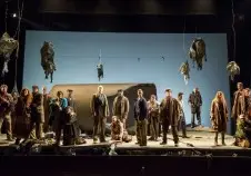 Siege of Calais theatre scenery
